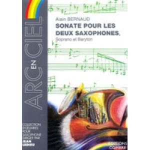画像: サックス2重奏楽譜　ソナタ（Sonate）　作曲／ベルノー（Bernaud,A.）