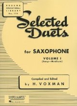 画像: サックス2重奏楽譜　二重奏曲第１巻（Selected　Duets　Vol.1）　作曲／-　編曲（監修）／V`oxman