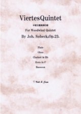 画像: 木管5重奏楽譜　木管五重奏第四番　作曲／ジョアン　ソベック　【2013年3月取扱開始】
