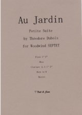 画像: 木管７重奏楽譜　木管七重奏のための小組曲「庭」　作曲／テオドール·デュボワ　【2013年3月取扱開始】