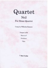画像: 金管4重奏楽譜　金管四重奏のための四重奏第二番　作曲／ウェルヘム・ラムゼー　【2013年3月取扱開始】