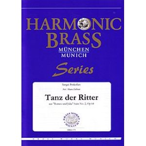 画像: 金管５重奏楽譜　騎士たちの踊り「ロメオとジュリエット」より（Tanz der Ritter）　作曲／プロコフィエフ　編曲／Hans Zellner