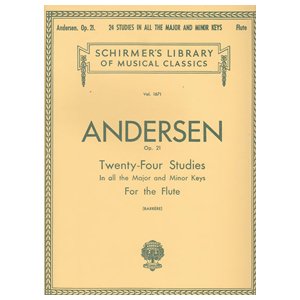 画像: フルート教材　24の練習曲 作品21(24 Studies Op.21)　作曲/アンダーセン,J.(Andersen,J.)　編曲/Barrere　定番教本!!