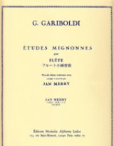 画像: フルート教材　小練習曲 作品131(Etudes Mignonnes)　作曲/ガリボルディ,ジュゼッペ(Gariboldi, Giuseppe.)　編曲/Merry≪日本語版、日本語訳つき≫