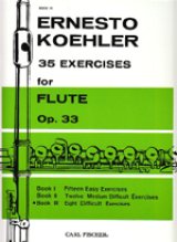 画像: フルート教材　35の練習課題 作品33 第3巻(35 Exercises Op.33:III)　作曲/ケーラー.エルネスト(Kohler, Ernesto)