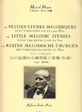 画像: フルート教材　24の旋律的小練習曲と変奏(24 Petites Etudes Melodiques avec Variations)　作曲/モイーズ マルセル(Moyse, Marcel)　定番教本！！