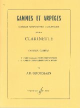 画像: クラリネット教材　音階と分散和音 第2巻(Gammes et Arpèｇes :II)　作曲/グルーサンJ.R.（Groussain, J.R.)