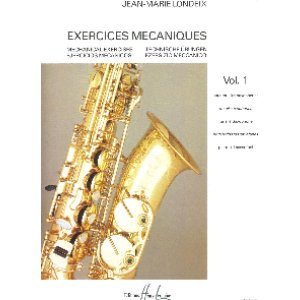 画像: サックス教材　 メカニズムの練習課題 第1巻(Exercices Mecaniques ：I)　作曲/ロンデックス(Londeix,Jean-Marie.)