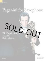 画像: アルト（ソプラノ）サックスソロ楽譜　サクソフォーンのためのパガニーニ　24Capricci　op.1【Paganini for Saxophone】　作曲／ニコロ・パガニーニ　編曲／Raaf　Hekkema【2023年9月改定】