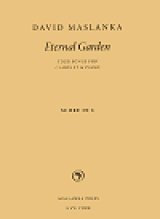 画像: クラリネットソロ楽譜　クラリネットとピアノのための永遠の庭園の4曲つの歌　【Eternal Garden Four Songs for Clarinet and Piano 】　作曲／D,マスランカ　【2013年7月取扱開始】