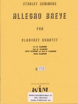 画像: クラリネット４重奏楽譜　クラリネット四重奏のためのアレグロ ブレーヴ　 作曲／スタンレイ　サマーズ【2013年11月取扱開始】
