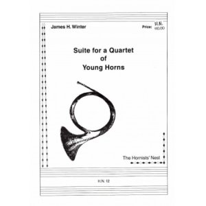 画像: ホルン4重奏楽譜 　若者のホルン四重奏のための組曲　作曲／ジェームズ　ウィンター 【2013年12月取扱開始】