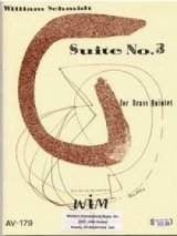 画像: 金管５重奏楽譜　金管五重奏のための組曲第三番　作曲／ウィリアム　シュミット　【2012年11月取扱開始】
