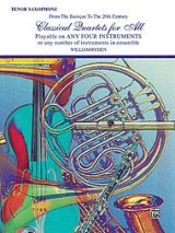 画像: Classical Quartets for All（４重奏楽譜）　Tenor Saxophone　（フルスコアのみ）