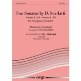 画像: サックス４重奏楽譜　二つのソナタ　 ソナタ L.413 / ソナタ L.495　作曲／スカルラッティ　編曲／伊藤康英　【2014年8月8日発売】