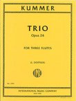 画像1: フルート３重奏楽譜　Trio,Op.24／3重奏曲 作品24　作曲／カスパール・クンマー【2014年8月取扱開始】