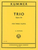 画像: フルート３重奏楽譜　Trio,Op.24／3重奏曲 作品24　作曲／カスパール・クンマー【2014年8月取扱開始】