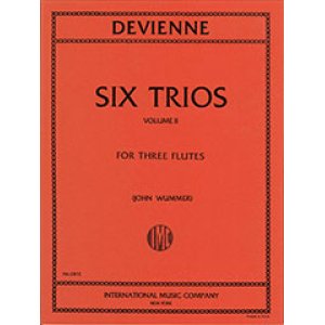 画像: フルート３重奏楽譜　Six Trios,Vol.2／6つの3重奏曲 第2巻　作曲／フランソワ・ドゥヴィエンヌ【2014年8月取扱開始】