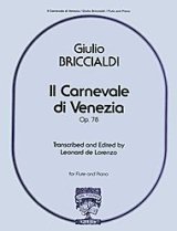 画像: フルートソロ&ピアノ楽譜　ヴェニスの謝肉祭（II　Carnivale　di　Venezia　Op.78）　作曲／フブリッチャルディ（Briccialdi,G）　監修（編曲）／【2014年12月取扱開始】