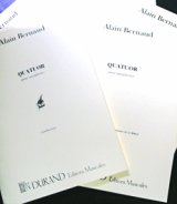 画像: 【予約受付中】サックス４重奏楽譜　四重奏曲（Quatuor　Pour　Saxophones）【フルスコア＆パート譜セット）　作曲／A,ベルノー（Alain　Bernaud）【2019年11月上旬入荷予定。】