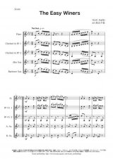 画像: 木管5重奏楽譜　イージー・ウィナーズ （ジョプリン/松山千紘 ）　【2015年9月取扱開始】