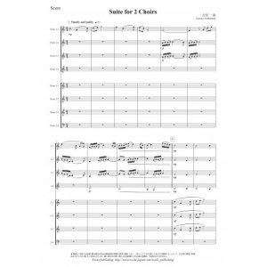 画像: ホルン8重奏楽譜　Suite for 2 Choirs （吉村一哉）　【2015年9月取扱開始】