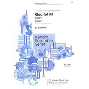 画像: サックス４重奏楽譜　Quartet #3　作曲／B.ミンツァー【2015年6月24日入荷】