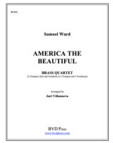 画像: 金管４重奏楽譜　America the Beautiful Brass Quartet (Trad./Villanueva)　（By The Canadian Brass）