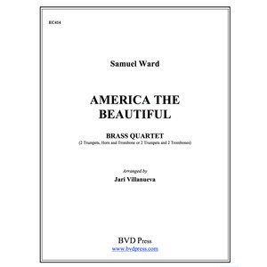 画像: 金管４重奏楽譜　America the Beautiful Brass Quartet (Trad./Villanueva)　（By The Canadian Brass）