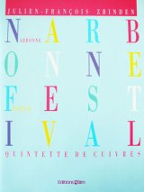 画像: 金管５重奏楽譜【セール品】　NARBONNE  FESTIVAL  作曲／ZBINDEN