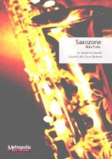 画像: サックス４重奏楽譜　Saxozone「サクソゾーン」　作曲：Akira Toda（戸田顕）【2016年10月取扱開始】