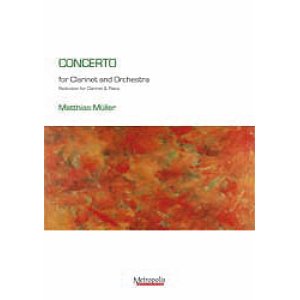 画像: クラリネットソロ楽譜　Concerto for Clarinet　作曲 Muller Matthias