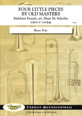 画像: 金管３重奏楽譜　巨匠の4つの小品　作曲：M.フランク、S.シャイト、H.パーセル、P.H.エルレバッハ　編曲：H.M.シェイフェス【2017年8月取扱開始】 