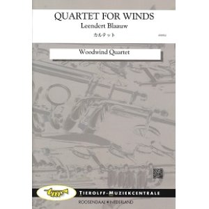 画像: 木管４重奏楽譜　カルテット　作曲：L.ブラオウ 【2017年8月取扱開始】 