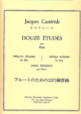 画像: フルート教材　12の練習曲(12 Etudes)　作曲カステレード、ジャック／Casterede, Jacques