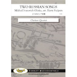 画像: クラリネット4重奏楽譜　2つのロシア音楽　M.I.グリンカ（Mikhail Ivanovich Glinka）編曲：ハリー・スタルパーズ（Harry Stalpers）　　【2018年7月20日取扱開始】