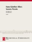 画像1: フルート5重奏楽譜　Sonata Piccola Op. 80／小ソナタ 作品80　作曲：Hans-Gunther Allers／ハンス＝ギュンター・アラース　【2020年8月取扱開始】