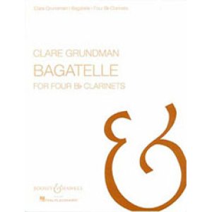 画像: クラリネット4重奏楽譜　Bagatelle／バガテル  作曲：Clare Grundman／クレア・グランドマン　【2020年8月取扱開始】