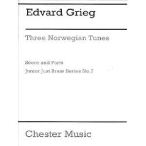 画像: 金管5重奏楽譜　Three Norwegian Tunes／3つのノルウェーの旋律 作曲 Edvard Grieg／エドヴァルド・グリーグ    【2020年8月取扱開始】