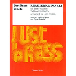 画像: 金管5重奏楽譜　Renaissance Dances／ルネッサンス舞曲集  作曲 Tylman Susato／ティールマン・スザート   【2020年8月取扱開始】