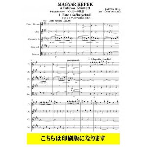 画像: 木管5重奏　ハンガリーの風景（バルトーク／東枝達郎）【2021年９月取扱開始】