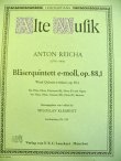 画像1: 【在庫一掃セール】　木管5重奏楽譜　Blaserquintett　e-moll,　OP.88-1（パート譜のみ）　作曲：ANTON REICHA（ライヒャ）　【2021年10月3日登録】