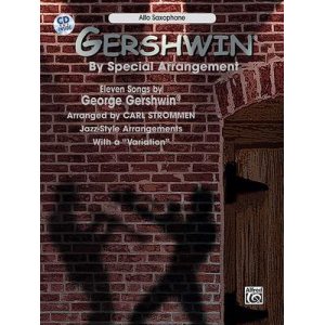 画像: アルトサックス＆ピアノ楽譜 　ガーシュウィン　１１のソング（Gershwin-11Songs）　作曲／ガーシュイン（Gershwin,G.)　編曲／Strommen　伴奏CD付※ピアノ伴奏譜は別売【2022年5月改定】