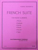 画像: クラリネット４重奏楽譜　フランス組曲　作曲／デポルト