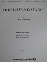 画像: クラリネットソロ楽譜　ポケット・サイズ・ソナタ　第２番　作曲/テンプルトン，Ａ．