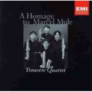 画像: ＣＤ　マルセル・ミュールに捧ぐ（Trouvere Quartet A Homahe To Marcel Mule ）