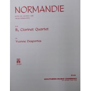 画像: クラリネット４重奏楽譜　ノルマンディー組曲　　作曲／デポルト
