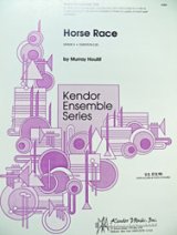 画像: ボディパーカッション３重奏楽譜　ホース・レース（Horse　Race)　作曲／Ｍ，ホウリフ