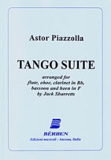 画像: 木管5重奏楽譜　タンゴ組曲（Tango Suite）　作曲／ピアソラ　編曲／Jack Sharretts