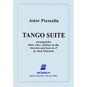画像: 木管5重奏楽譜　タンゴ組曲（Tango Suite）　作曲／ピアソラ　編曲／Jack Sharretts